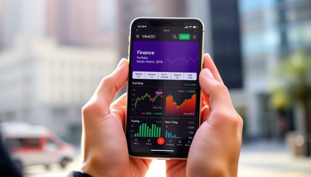 yahoo finance portfolio mobile app