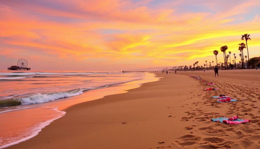 Santa Cruz beach scene