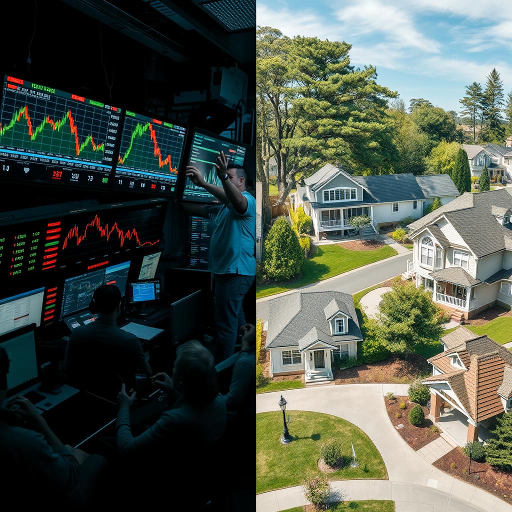 investment risk analysis in stock market and real estate